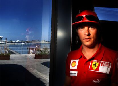 Kimi Raikkonen, en Valencia.