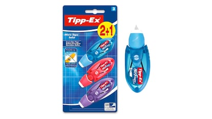 Pack de tres Tipp-Ex, de Bic.