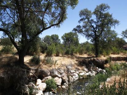 La finca El Tagarral, en Tres Cantos, fotografiada en julio de 2012.