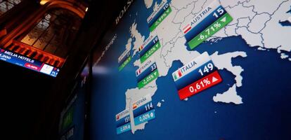El Ibex 35, principal indicador de la Bolsa española.