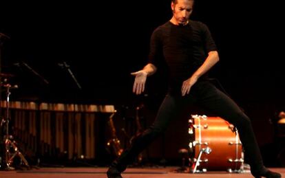 Espectáculo &#039;Flacomen&#039;, de Israel Galván, en el Teatro Lope de Vega de Sevilla, durante la reci&eacute;n inaugurada Bienal de Flamenco. 