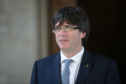 El president catal&agrave;, Carles Puigdemont.