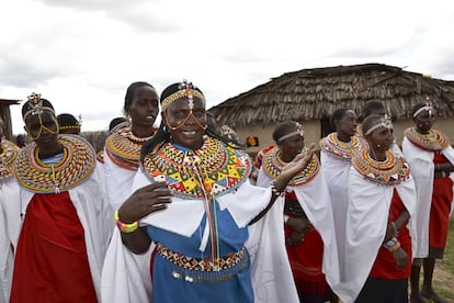 Priscilla Letarukush, partera tradicional, y líder de un grupo de mujeres contra la MGF.