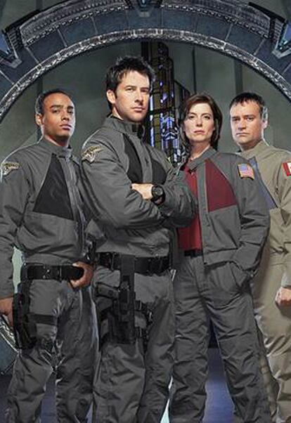 Los intérpretes de <i>Stargate Atlantis,</i> serie que estrena Sci Fi.