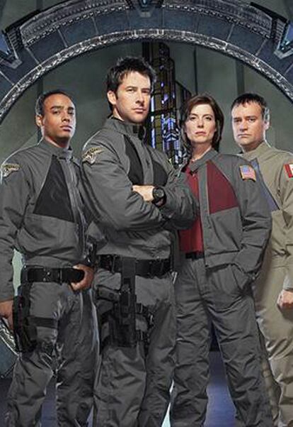 Los intérpretes de <i>Stargate Atlantis,</i> serie que estrena Sci Fi.