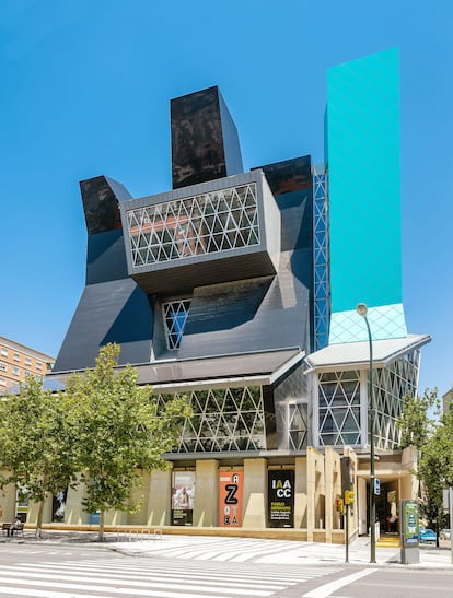 Edificio del Instituto Aragonés de Arte y Cultura Contemporáneos Pablo Serrano de Zaragoza.