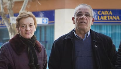 María Aragón y Francisco Herrero, afectados por las preferentes.