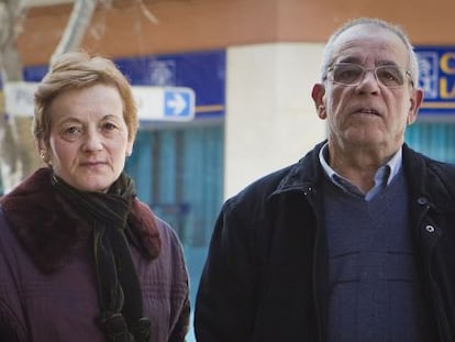 María Aragón y Francisco Herrero, afectados por las preferentes.