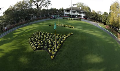 Vista del Augusta National Club, la sede del Masters.