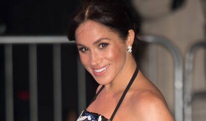 Meghan Markle, en un teatro en Londres el 19 de noviembre.