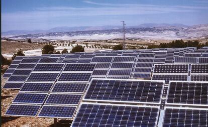 Planta fotovoltaica.