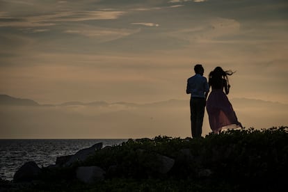 Turistas en Puerto Vallarta, Jalisco, en diciembre de 2020.