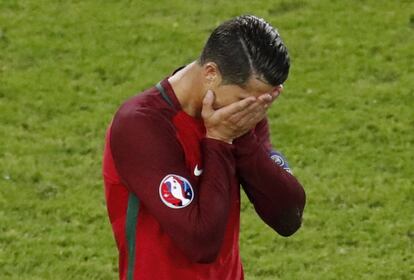 Cristiano Ronaldo durante el partido Portugal-Austria