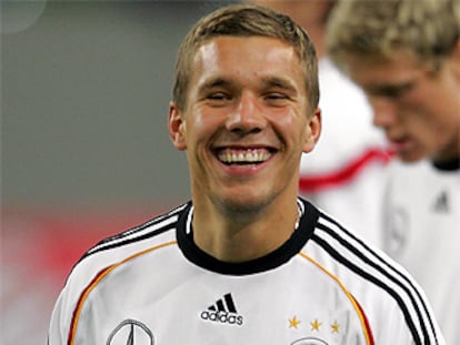 Podolski, delantero de Alemania.