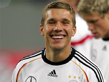 Podolski, delantero de Alemania.