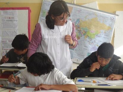 Escuela en la provincia de Salta, Argentina