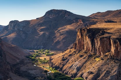 La Patagonia argentina, en la provincia de Santa Cruz, en Argentina.