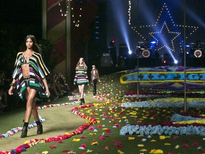 Vista del desfile de Tommy Hilfiger en Nueva York.