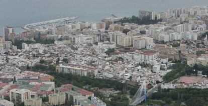 Vista aérea de Marbella.