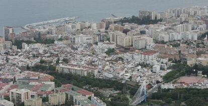 Vista a&eacute;rea de Marbella.