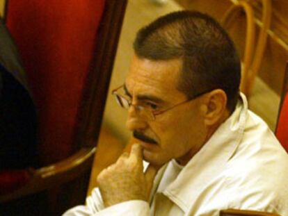 Francisco C. S., ayer durante el juicio.