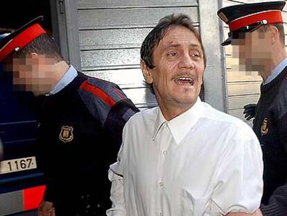 Juan Diego Redondo, ayer antes de ser puesto a disposición del juez.