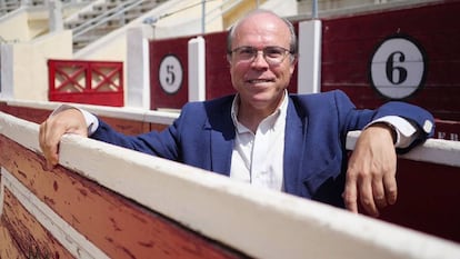 Javier López-Galiacho, en la plaza de Albacete.