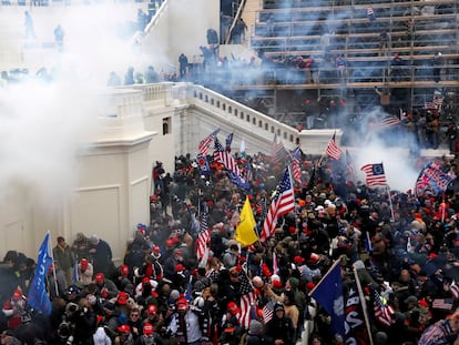Imagen del asalto al Capitolio el 6 de enero de 2021.