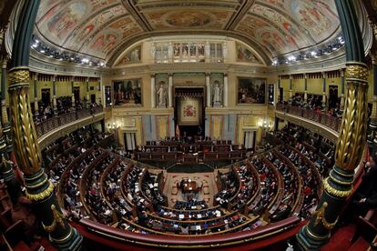 Vista del Congreso de los Diputados.