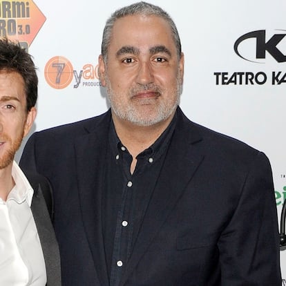 Pablo Motos y Jorge Salvador, en una fiesta en Madrid en 2013.