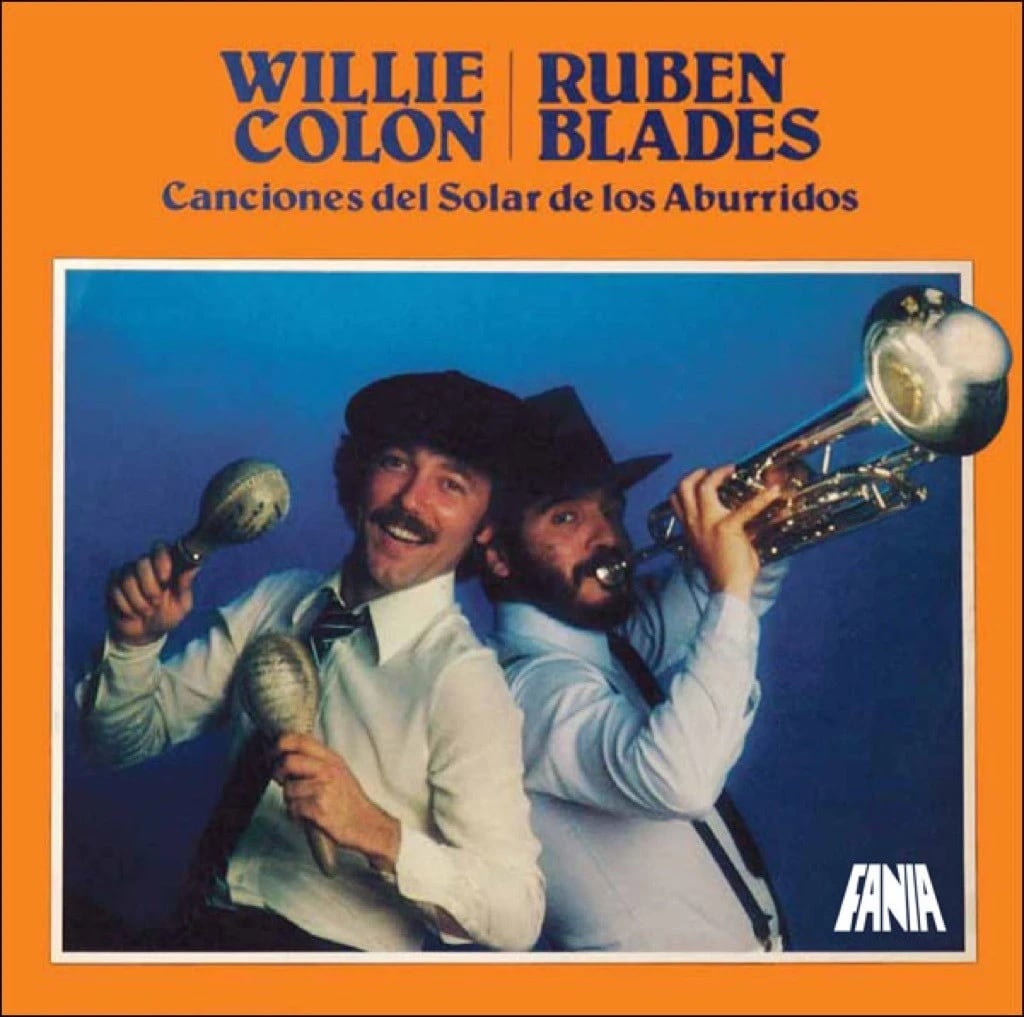 Portada del disco 'Canciones del solar de los aburridos', de Rubén Blades y Willie Colón.