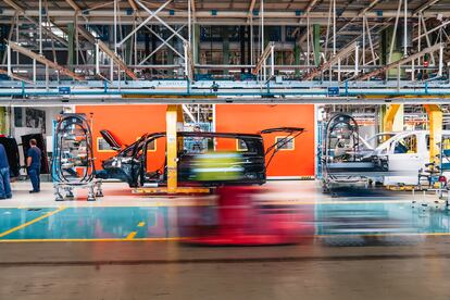 Imagen de la planta de montaje de Mercedes-Benz en Vitoria.