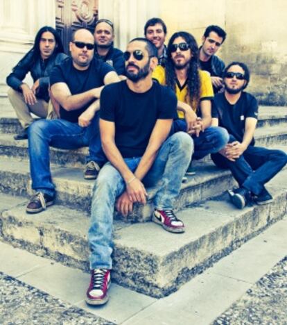 El grupo de música granadino Eskorzo.