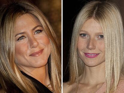 Jennifer Aniston (izquierda) y Gwyneth Paltrow.