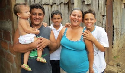 Una familia de Nicaragua.