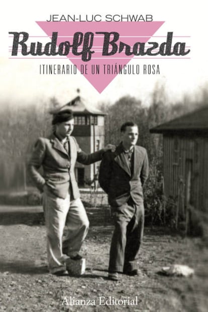 Portada del libro &#39;Rudolf Brazda. Itinerario de un triángulo rosa&#39;