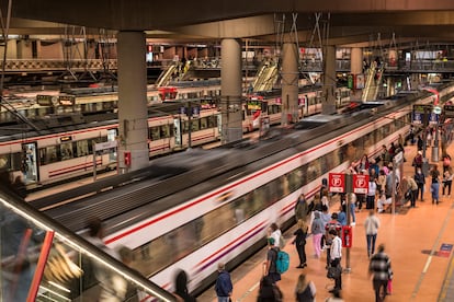 La estación de Cercanías de Atocha.