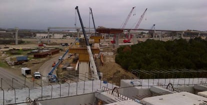 Una de las obras viarias de Webber en Texas (EE UU).