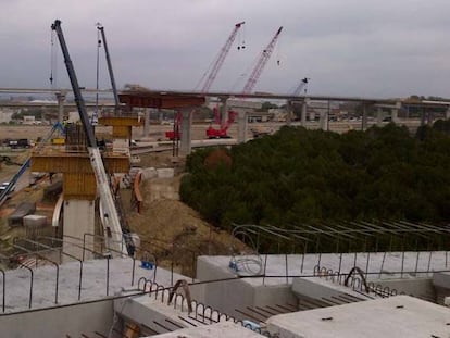 Una de las obras viarias de Webber en Texas (EE UU).