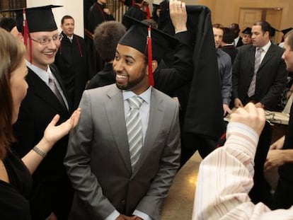 Graduación en la Academia de Medicina de la Universidad de Poznan.