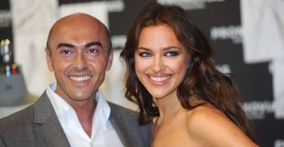 Manuel Mota, con Irina Shayk.