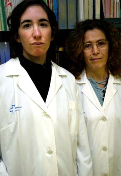 Argiñe Izarra (izquierda) y Cristina Aguilera.