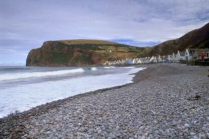 El pueblo pesquero de Pennan, en Escocia.