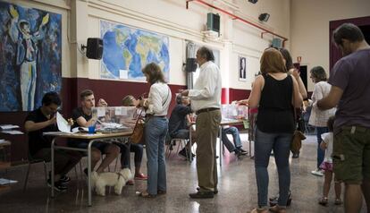 Mesa electoral a les &uacute;ltimes eleccions.