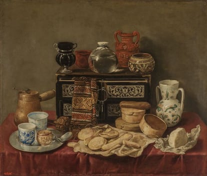 'Still Life with Chest', 1652, Antonio Pereda (1611–1678)