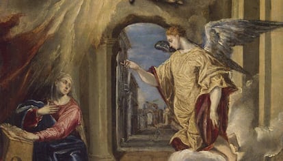 &#039;La anunciaci&oacute;n&#039; de el Greco.