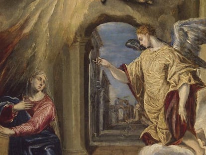 &#039;La anunciaci&oacute;n&#039; de el Greco.