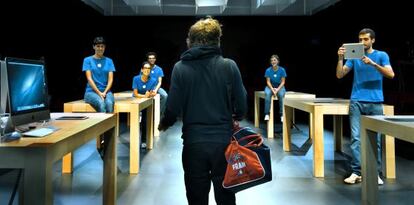 Ensayo de la obra 'La revolució no serà tuitejada'.