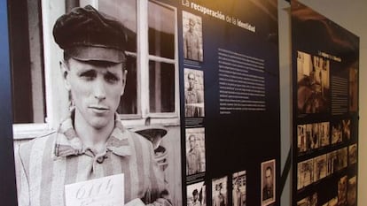 Imagen de la exposici&oacute;n sobre Mauthaussen en Ontinyent.