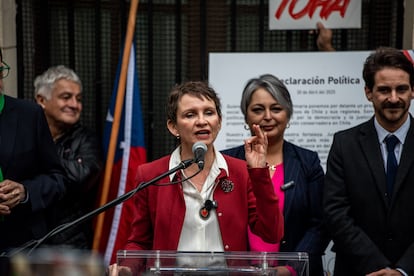 Carolina Tohá, Jeannette Jara y Gonzalo Winter